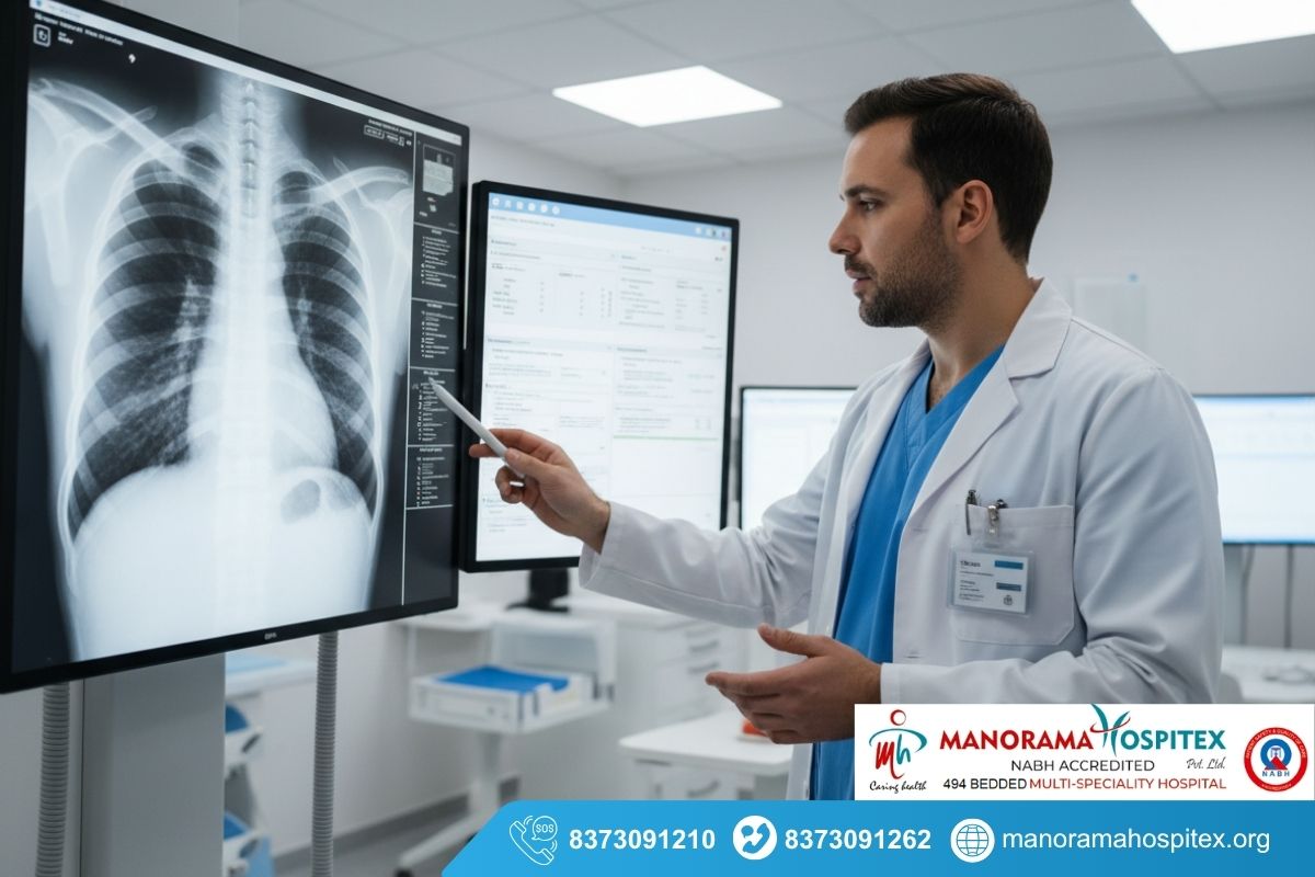 Lung diagnosis and test in Nadia